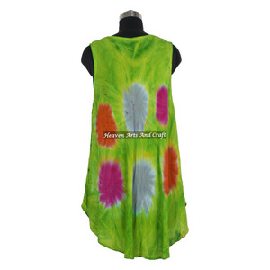 100% Pure Rayon Tie Dye Long Dress For Women <b>Evening</b> Wear Comfortable Dress Attractive Tie Dye Long Open Maxi Dress For Ladies - Product Image 4
