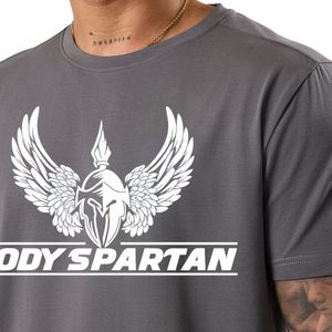 Men’s Charcoal Grey <b>Athletic</b> Jersey T Shirt Short Sleeve Breathable Lightweight Workout Running Fitness Casual Gym Sportswear Tr - Product Image 4