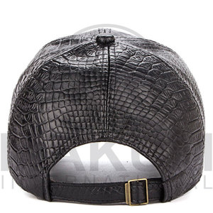 High Quality Warm <b>Baseball</b> Hat Custom Logo <b>Black</b> Blank Leather Hat Classic Unisex Hat - Product Image 3