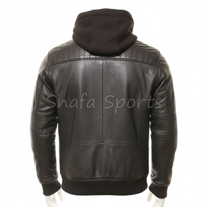 2026 Top Quality <b>Men</b> <b>Leather</b> <b>Jacket</b> Durable Casual Plain Light Weight <b>Men</b> <b>Leather</b> <b>Jacket</b> Windproof Fashion <b>Jacket</b> - Product Image 2