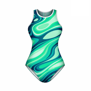 Nuevo Traje de Baño de Una Pieza para Mujer, Sexy, con Push-Up, Estampado, para Playa, Verano, con Volantes - Product Image 5