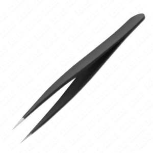 Anti Static Curved Eyelash Tweezers Stainless Steel Slanted Tip Precision Makeup & Lash Extension <b>Tool</b> With Wholesale Price - Product Image 6