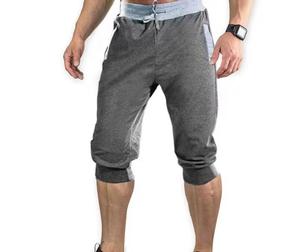 Shorts Bermuda pour Homme en Tissu Oxford Couleur Unie Écologique avec Logo Avant, Bande Latérale et Cordon de Serrage à la Taille – Style Décontracté et Sportif - Product Image 6