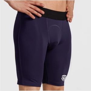 Shorts de compression Elite pour hommes, bleu marine - Product Image 5