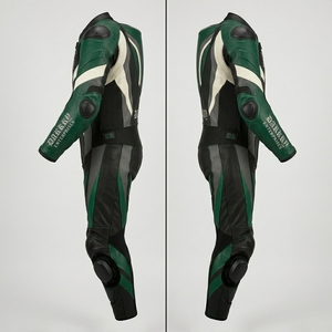 Traje de Cuero Personalizado para Motociclismo de Competición, Equipo de Protección para Pistas, Guantes, Botas y Calzado OEM al por Mayor - Product Image 3