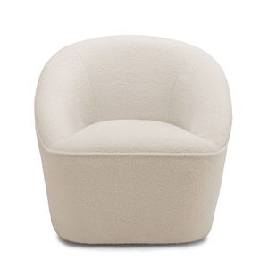 Poltrona Girevole Anson in Bouclé, Elegante Arredamento per Soggiorno - Product Image 2