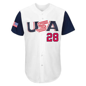 New Model <b>Men's</b> Baseball Softball Uniform Set Quick Dry Breathable Anti-Bacterial 100% Polyester Sports Wear Wholesale - Product Image 2