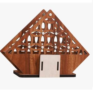 Porta Servilletas Decorativo de Estilo Moderno, Porta Servilletas de Madera, Decoración y Accesorios para Mesa, Dispensador de Servilletas de Madera - Product Image 1