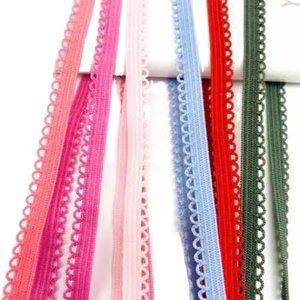 Cinta elástica con volantes, 100% nailon, alta elasticidad, para coser, ribete decorativo para prendas, cinta elástica duradera - Product Image 2