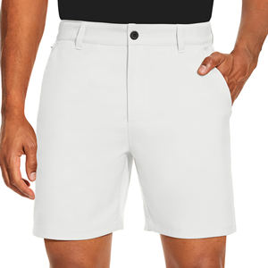 Pantalones cortos de golf casuales para hombre, personalizados, de alta calidad, con malla transpirable, elásticos en 4 direcciones, ligeros, cómodos, de poliéster. - Product Image 1