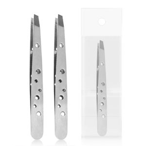 Pinzas Profesionales de Acero Inoxidable para Cejas, Pinzas para Depilar y Afeitar Cejas, Pinzas para Volumen de Pestañas, para Aplicar Pestañas Postizas - Product Image 1