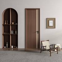 Portes en bois MDF au design moderne, épaisseur 40 mm, pour intérieur, chambre d'hôtel, hôpital, porte en bois imperméable