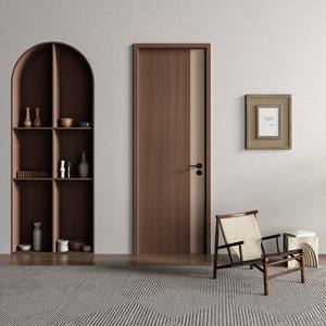 Portes intérieures en bois composite écologiques personnalisées, portes en bois de qualité supérieure, imperméables, modernes, pour la décoration d'appartements - Product Image 6