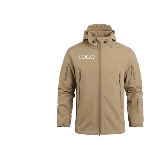 Chaqueta Softshell Impermeable y Cortavientos para Hombre, Ligera, para Montañismo y Deportes al Aire Libre, con Forro Polar Interior y Capucha - Product Image 6