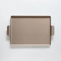 Plateau à chocolat en métal moderne et durable, respectueux de l'environnement, en acier inoxydable, pour servir des chocolats, des bonbons, des fruits secs, pour un usage domestique