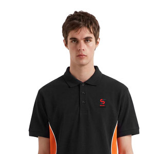 Polo pour homme Solid Trader, style simple et élégant, tissu pur respirant, confortable, vêtements de sport actifs de haute qualité - Product Image 3