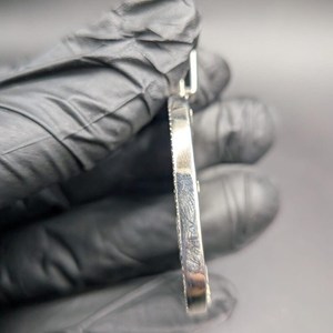 Pendentif Numérique VVS Moissanite en Argent 925, Charme Alphabet Chiffre 9 Entièrement Serties, Gravure de Texte Personnalisée, Pendentif Hip Hop, Cadeau - Product Image 3
