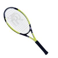 Raquette de squash et de tennis junior haut de gamme en fibre de carbone et aluminium avec grip en PU, housse 3/4, logo personnalisé, poids encordé 175g