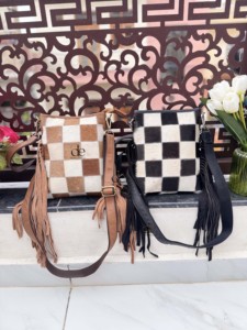 Western Pattern Cowhide Leather Fringe <b>Bag</b> Hand Tooled Carving Beautiful Party Wear <b>Bags</b> for Women's Multi Use Messenger <b>Bag</b> - Product Image 5