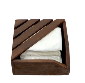Boîte à mouchoirs en bois d'acacia fini, 2 pièces, différentes tailles, pour accessoire de bureau Royal Home, à prix incroyable - Product Image 6