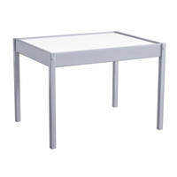 Ensemble de table et chaises en bois pour enfants avec table de jeu rectangulaire et chaise pour les tout-petits meubles de salle de jeux pour enfants d'âge préscolaire