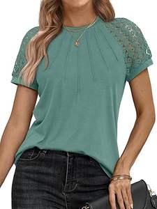 T-shirt pour femme en coton haute densité, vêtement décontracté d'été, uni, blanc, vente en gros, impression graphique personnalisée, streetwear féminin - Product Image 6