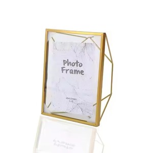 Stylish Interior <b>Wall</b> <b>Frame</b> Glass Metal <b>Picture</b> Display Photo Holder - Product Image 4