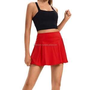 Falda de Tenis Personalizada para Mujer con Shorts Integrados, Ropa Deportiva Transpirable de Algodón/Poliéster para Deportes, Yoga, Correr, Ejercicio al Aire Libre - Product Image 5