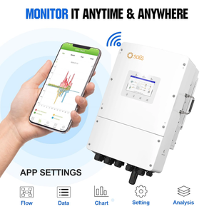 Onduleur solaire Solis 8000W triphasé S6-EH3P8K02-LV-YD-L 40-60V 178A basse tension pour maison hybride résidentielle - Product Image 4