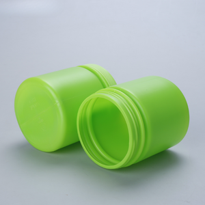 OEM ODM 500ml HDPE Cosmetic Jar Custom <b>Color</b> Cylinder Shape Packaging for Body Cream Exfoliating <b>Conditioner</b> Vietnam - Product Image 5