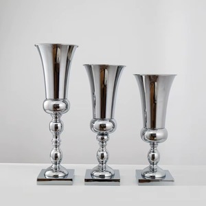Juego de Jarrones de Acero Inoxidable de Diseño Contemporáneo, Alta Calidad, Decorativos para Bodas, Venta Directa de Fábrica - Product Image 2