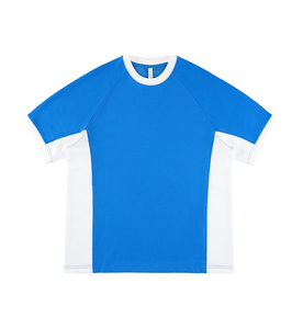 Nouveau T-shirt de sport tendance à imprimé dégradé color block, séchage rapide, en soie glacée, unisexe, coupe ample, respirant, pour le fitness en extérieur - Product Image 3