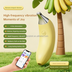 <span class=keywords><strong>Vibratore</strong></span> a Forma di Banana Controllato da <span class=keywords><strong>App</strong></span>, Design Fruttato Carino, Giocattolo Sessuale Divertente e Discreto per Donne, BlueRabbt Vendita all'Ingrosso Etichetta Privata - Product Image 3