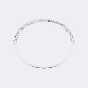 Bracelet manchette en argent sterling 925 avec diamants ronds pavés 2.072 CTW, style Iced Out, pour femmes et hommes, bijoux de luxe Hip Hop - Product Image 6