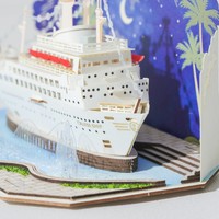 Kit de rompecabezas de papel 3D 9026644-exquisito crucero en miniatura ecológico DIY Craft con música Angel Themes 4R tamaño artesanías de papel