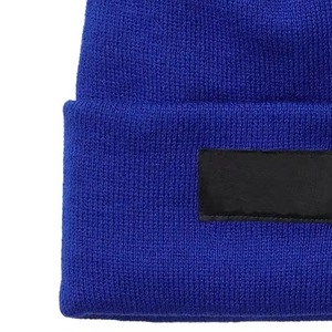 Wholesale Warm <b>Hat</b> Manufacturer Custom Logo Embroidery Solid Color <b>Winter</b> Jacquard Blank Plain Knitted Beanie Cap Beanie <b>Hats</b> - Product Image 6