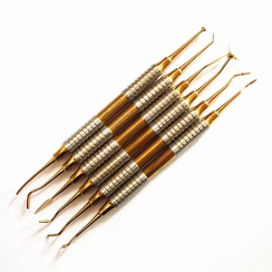 MIANBRO ENTERPRISES Instruments de restauration dentaire, Spatules de remplissage composite, Ensemble de remplisseurs avec manche, 6 pièces en acier inoxydable - Product Image 1