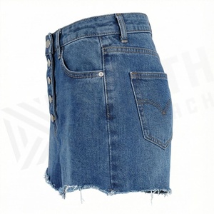 Plus Size Women Vintage Straight <b>Denim</b> Shorts High Waist <b>Stretch</b> Ripped Casual Fashion Summer Outdoor Street Style Pants - Product Image 3