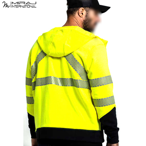 In Wholesale Custom Logo <b>High</b> <b>Visibility</b> Reflective Safety <b>Jackets</b> for Construction Traffic Road Safety Waterproof Outdoor - Product Image 4