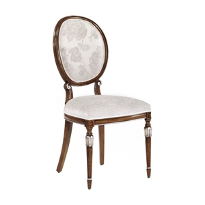 Chaise de salle à manger en teck tuftée en tissu, écologique, pour la maison, le bureau, l'appartement, la cave à vin, le bar, l'atelier, l'entrepôt - Vente en gros - Product Image 1
