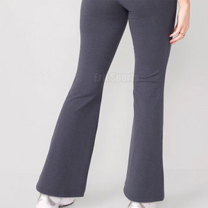 Pantalones de Verano para Mujer, de Alta Calidad, Estilo Casual, Color Sólido, Ecológicos, Transpirables, de Algodón/Poliéster - Product Image 3