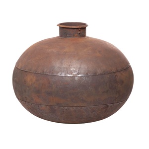 Macetero metálico para decoración de cafeterías, macetero metálico para decoración de casas de campo, macetero metálico para hogares modernos, macetero metálico para interiores de lujo - Product Image 4