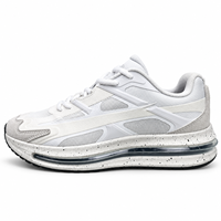 Chaussures de course pour hommes à coussin d'air épais, baskets respirantes en maille, semelle épaisse, amortissantes, décontractées, pour la marche et le sport