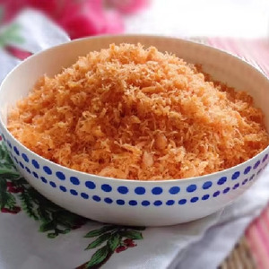 Hilos de Salmón Natural Vietdelta de Pescado Fresco, Alto Contenido de Omega 3 DHA, Proteína, Textura Semiblanda, Snacks Saludables para Bebés y Personas Mayores, 100g - Product Image 1