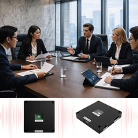 Module de microphone à suppression de bruit IA en temps réel, Plug & Play USB, OEM/ODM, pour conférences de bureau NPA585 TW, sans câble de données