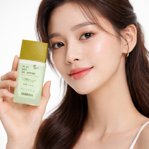 เซรั่มน้ำมันวีแกน Oddniss 50 มล. ผลิตภัณฑ์บำรุงผิวแบบเกาหลี บำรุงผิวหลายจุดด้วยสารสกัดจากใบฮาร์ทลีฟ อัมพูลออลอินวัน - Product Image 2