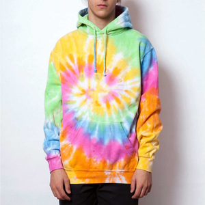 Sudadera con Capucha Tie Dye 100% Algodón 300GSM, Unisex, Estilo Holgado, para Otoño e Invierno - Product Image 6