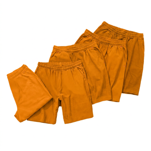 Nouveaux shorts cargo d'été à taille élastique, amples, décontractés, confortables, en coton et lin, pour hommes, couleur unie, respirants, style streetwear - Product Image 2