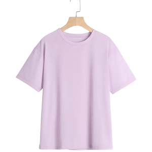 100% Cotton Custom Printed Unisex Short Sleeve Fitness T-<b>Shirt</b> in Solid Pattern Embroidered Collar Street Style Blank Promotions - Product Image 3