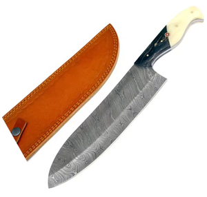 Cuchillos de Chef Profesionales PRESTIGE BLADES, al por Mayor, Personalizados, de Primera Calidad, OEM ODM, con Mango de Madera Dura, Acero de Damasco, Ambidiestros - Product Image 1